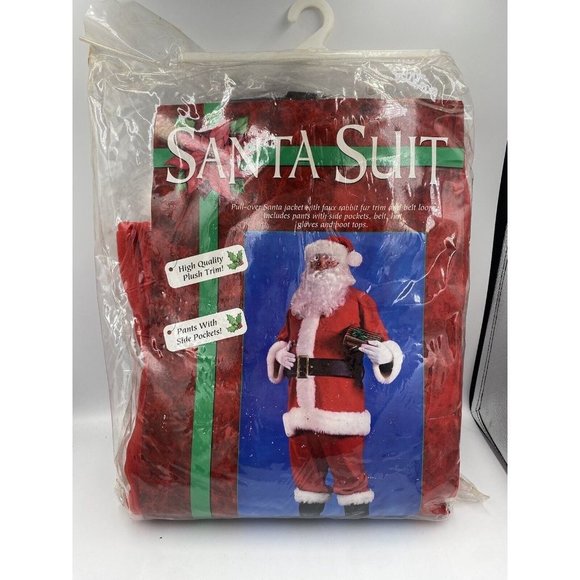 Fun‎ World Santa Suit Customs Christmas Standard 40-48- See Description - Picture 1 of 6